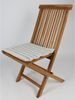 Sitzkissen ca. 38×38 cm aus 100 % Baumwolle – komfortables Stuhlkissen mit horizontaler Steppung, weich gepolstert und ideal für Wohnraum, Küche, Terrasse oder Garten Bild 4