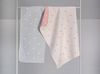 Schmusedecke Herzchen 70x90 cm rosa Baumwolle/ Flanell Bild 2