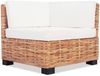 vidaXL Sofagarnitur 16-tlg. Natürliches Rattan 244625 Bild 4