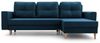 MOEBLO Ecksofa CARL, Ottomane Links als auch rechts montierbar Couch für Wohnzimmer, Schlafsofa Sofagarnitur Sofa Eckcouch L-Form Wohnlandschaft, mit Bettkasten und Schlaffunktion Bild 4