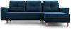 MOEBLO Ecksofa CARL, Ottomane Links als auch rechts montierbar Couch für Wohnzimmer, Schlafsofa Sofagarnitur Sofa Eckcouch L-Form Wohnlandschaft, mit Bettkasten und Schlaffunktion Bild 5