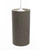 BPS Koncept 0T0-012-15w30 Hängeleuchte BOHO ELEGANT E27 1x40W Stoff strukturiert auf PVC-Kunststoff dunkelgrau H:102cm Ø15cm dimmbar Bild 5