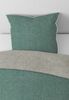 biberna Melange-Flanell Kissenbezug 0840500 MELANGE UNI, fichte, 1x 80x80 cm Bild 4