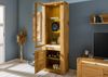 Vitrine Wildeiche 73x40x205 natur geölt KENT #101 Bild 4