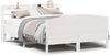 vidaXL Massivholzbett ohne Matratze Weiß 135x190 cm Kiefernholz 3306976 Bild 2