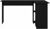 vidaXL Schreibtisch mit Regal Schwarz Eichen-Optik 142 x 102 x 73 cm 869291 Bild 5
