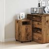 vidaXL Schrank mit Rollen Altholz-Optik 33x38x60 cm Holzwerkstoff 856562 Bild 3