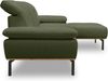 DOMO. collection Ecksofa 100010, Couch in L-Form mit Kopfstützenverstellung und verstellbare Armlehnen, Sofa, Polsterecke, Eckcouch, Polsterganitur 242 x 170 x 87 cm (BxTxH), grün Bild 4
