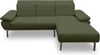 DOMO. collection Ecksofa 100010, Couch in L-Form mit Kopfstützenverstellung und verstellbare Armlehnen, Sofa, Polsterecke, Eckcouch, Polsterganitur 242 x 170 x 87 cm (BxTxH), grün Bild 2