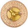 Lapalife LED Deckenleuchte Boho Rattan Deckenlampe 3-flammig, Handgewebter Lampenschirm, E27, Hängelampe, für Wohnzimmer Schlafzimmer Küche Bild 4