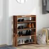 vidaXL Schuhregal Altholz-Optik 60x25x81 cm Holzwerkstoff 859885 Bild 3