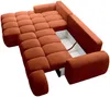 Vente-unique - FARNETA Sofa Stoff Rot - B 177 cm x H 86 cm x L 280 cm Bild 5