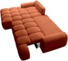 Vente-unique - FARNETA Sofa Stoff Rot - B 177 cm x H 86 cm x L 280 cm Bild 4