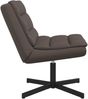 vidaXL Drehstuhl Braun 63 x 75 x 76 cm Glänzendes PU 42007347 Bild 3