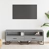 vidaXL TV-Schrank Grau Sonoma 122x34x41 cm Holzwerkstoff 848582 Bild 3