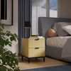 Nachttisch Lennox Eiche 40 x 52 cm mit 2 Schubladen Vicco Bild 4