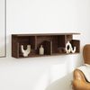 vidaXL Wandschrank 100x20x30 cm Braun Eichen-Optik Holzwerkstoff 854847 Bild 3