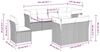 vidaXL 8-tlg. Garten-Sofagarnitur mit Kissen Beige Poly Rattan 3249768 Bild 3