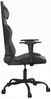 vidaXL Gaming-Stuhl mit Massagefunktion Schwarz und Grau Kunstleder 345403 Bild 4