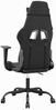 vidaXL Gaming-Stuhl mit Massagefunktion Schwarz und Grau Kunstleder 345403 Bild 5