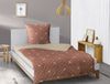 Irisette Biber Bettwäsche Panda 155x220 Hirsch Sterne Wende rost beige 8395-50 Bild 2