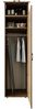 Roomart Mehrzweck-Hochschrank mit Aufsatzschrank inkl. Regalböden | BHT 60 x 205 x 67 cm | Passend zur DUO Waschmaschinenschrank-Serie • Eiche Bild 3