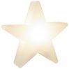 8 seasons design 'Shining Star' LED-Weihnachtsstern inkl. Leuchtmittel in warmweiß, Ø 60 cm, E27 Fassung, Weiß Bild 2