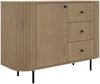 Ovalio Sideboard Typ 813 Kommode 123 cm Wohnzimmer Esszimmer Anrichte Modern Farbwahl Sandbeige, Cremona-Eiche und Dunin-Eiche Bild 5