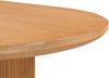 Esstisch oval Mango 220x100x76 natur lackiert / Marmor weiß BARCELONA #525 Bild 3