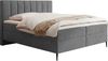 WFL GROUP Boxspringbett Allen mit Bettkasten, Boucle oder Samt, hohes Kopfteil & hohe Füße (erhältlich in 5 Größen: 120x200, 140x200, 160x200, 180x200, 200x200 cm), Doppelbett mit H4 Pocket Matratze, Foam Topper & Stauraum, Made in EU Bild 2