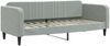 vidaXL Tagesbett mit Matratze Hellgrau 80x200 cm Samt 3197032 Bild 3