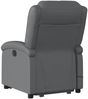 vidaXL Massagesessel mit Aufstehhilfe Grau Kunstleder 3204236 Bild 5