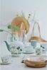 PiP Studio Tortenplatte Kuchenplatte Jolie Rechteckig Flowers Blau Bild 3
