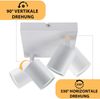 ZMH Deckenstrahler Wohnzimmer Deckenlampe 2 Flammig: Deckenleuchte GU10 Modern Strahler Weiß Küchenlampe Flur Deckenspot Innen Schwenkbar LED Spot für Schlafzimmer Küche Ohne Leuchtmittel Bild 5