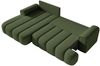Selsey 'Dandelino' Ecksofa mit Schlaffunktion, Stauraum und Bouclé-Bezug, khaki, links, 80 x 275 x 168 cm Bild 4