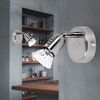 2er Set RGB LED Wandleuchte, verchromt, beweglich, T 14 cm Bild 5