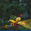 Maximex LED Gartenleuchte Modell Biene, Ein-/Ausschalter, LED fest integriert, Warmweiß, solarbetriebene Gartendekoration, leuchtet bis zu 8 Stunden Bild 2