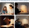ZMH Schreibtischlampe LED Klemmbar - Dimmbar Schreibtischleuchte Schwarz 5 Farben und 5 Helligkeitsstufen 11W Tageslichtlampe Augenschutz Schwanenhals Tischlampe für Büro Arbeitszimmer Schneider Bild 5