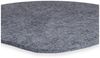 sunnypillow Stuhlkissen 4er Set Sitzkissen Filz Stuhlkissen rund Ø 36cm Filzkissen, Grau Bild 3
