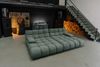 KAWOLA Big Sofa VIVIEN Feincord grün 85 x 178 x 296 cm Bild 2