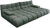 KAWOLA Big Sofa VIVIEN Feincord grün 85 x 178 x 296 cm Bild 3