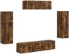 vidaXL TV-Schränk 5 pcs Geräucherte Eiche 3409173 Bild 2
