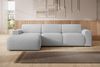 AX LIVING Couch Sofa L Form Didim mini Hellgrau 310 cm breit, stilvoll L Bild 2
