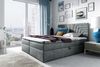 Boxspringbett Schlafzimmerbett 200x220cm LAZARO Nr. 4 Grau inkl. Bettkasten Bild 4