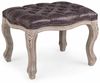 Hocker Diva aus Kunstleder, Braun, 53 x 42 x 38 cm Bild 2
