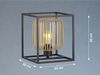 Kleine Tischlampe Schwarz Gold mit LED dimmbar, Quadrat 23cm Bild 4