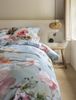 Irisette Wave Mako-Satin Bettwäsche 155x220 Rosen Romantik hellblau rosa 8596-20 Bild 2