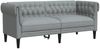 vidaXL 3-tlg. Sofagarnitur Hellgrau Stoff 3209191 Bild 5