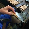 Karte mit 10 Gemüsemesser gerade Klinge 85mm Bild 5