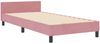 vidaXL Boxspringbett mit Kopfteil Rosa 80 x 200 cm Samt 3344908 Bild 4